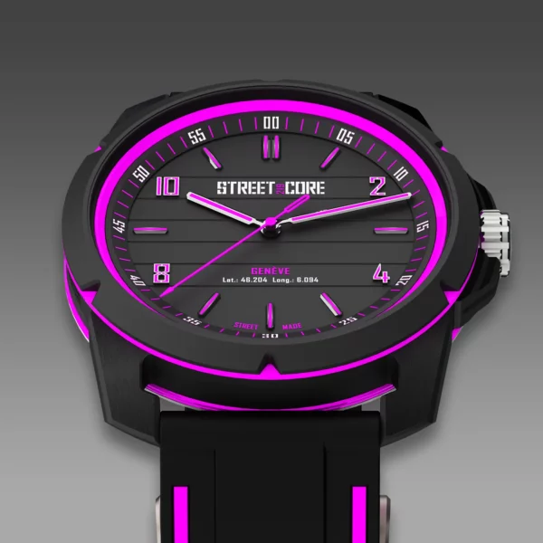 StreetCore219 Watch. Model: The Deep Purple Titanium. Collection: Colors