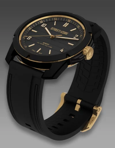 StreetCore219 Watch. Model: The Turfer Titanium. Collection: Le Lignon