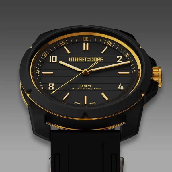 StreetCore219 Watch. Model: The Turfer Titanium. Collection: Le Lignon