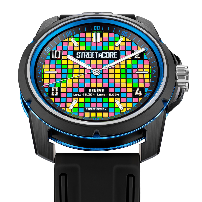 PIXEL BLUE - BLACK DLC STEEL