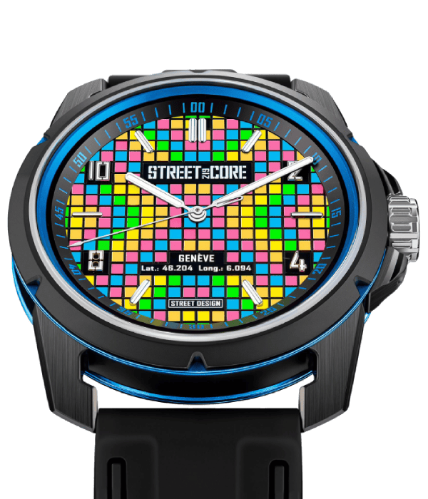 PIXEL BLUE - BLACK DLC STEEL